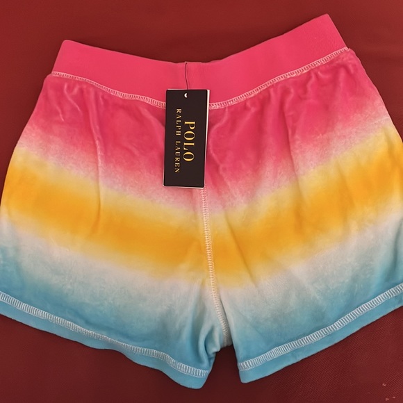 NWT Girls Ralph Lauren Tie-dye shorts (8-10) - Picture 1 of 4